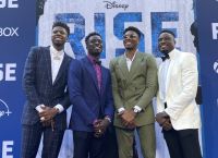 Giannis Antetokounmpo Disney family movie Rise has world premiere in Los Angeles