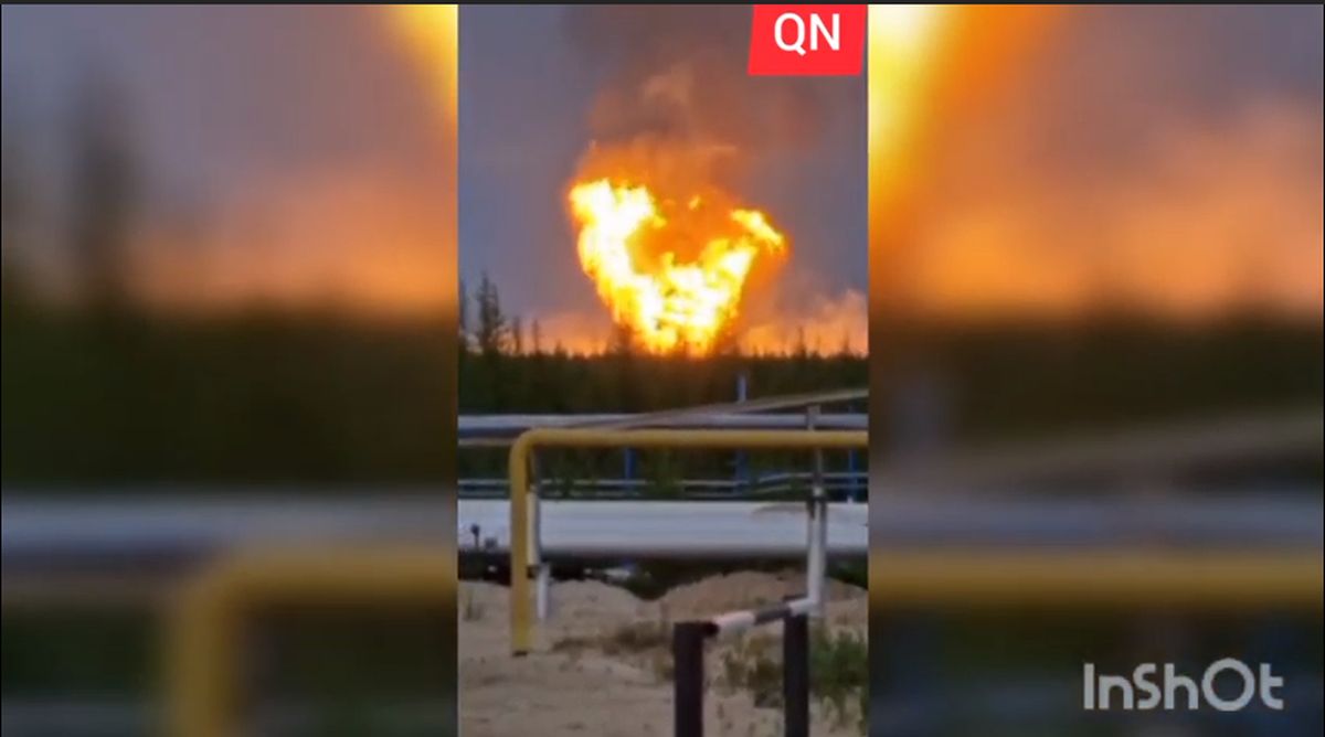 Gazprom: Φωτιά σε μία από τις μεγαλύτερες εγκαταστάσεις φυσικού αερίου – Κίνδυνος διακοπής στην Ευρώπη
