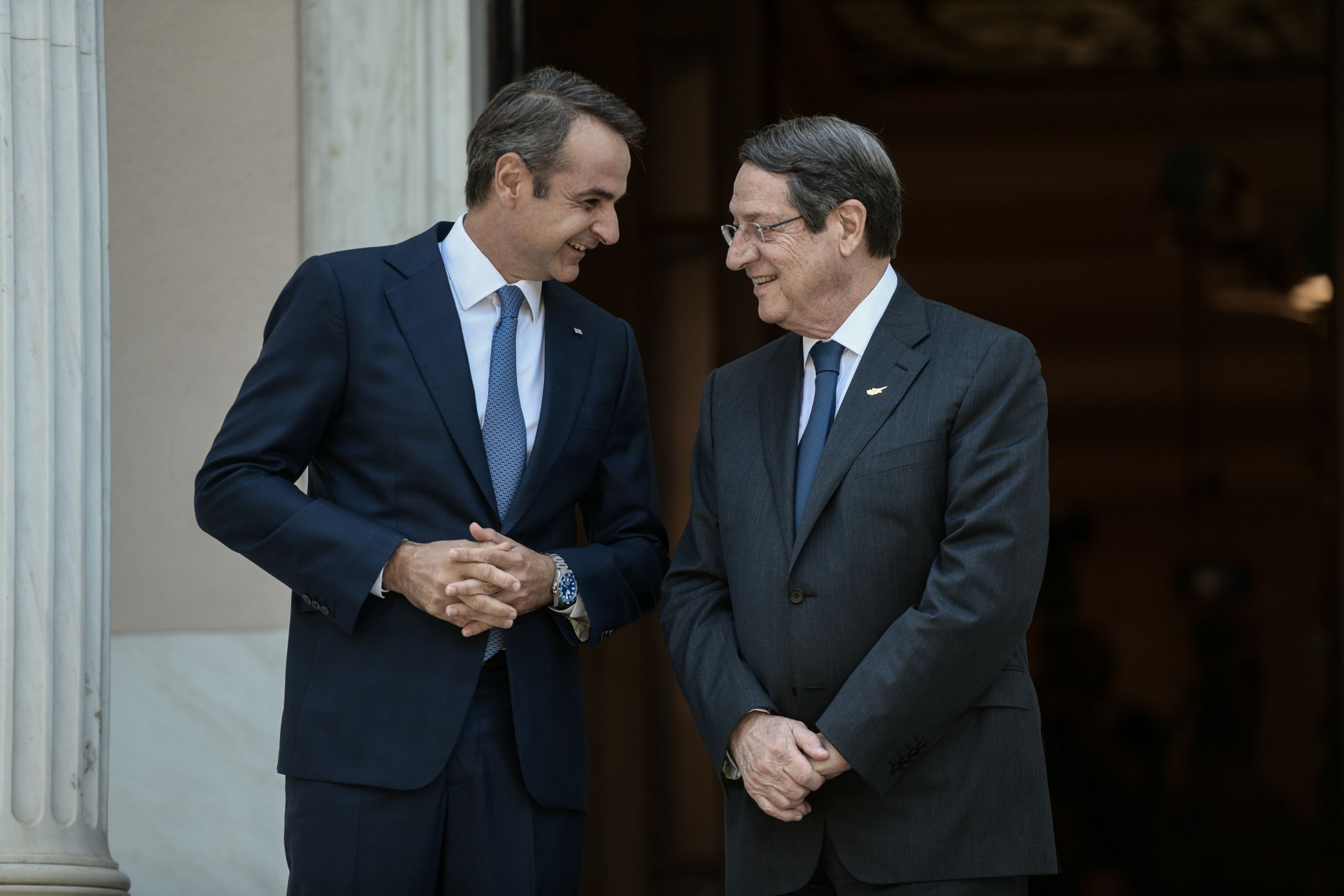 Συνάντηση Μητσοτάκη με Αναστασιάδη στην Κύπρο
