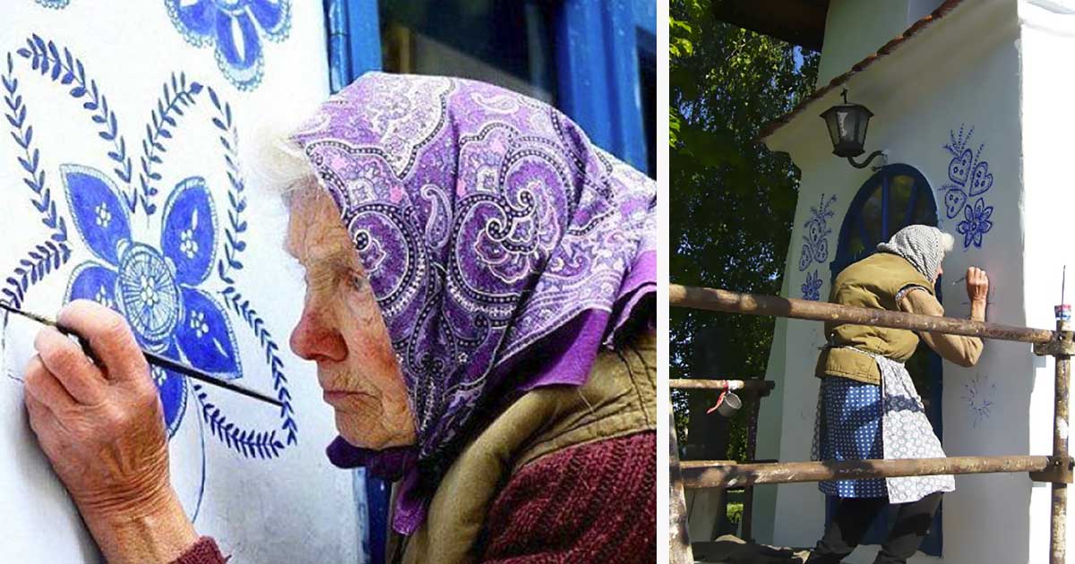 Τσεχία: Κάτοικος 90 ετών ζωγραφίζει τη γενέτειρά της με μαγευτικά σχέδια