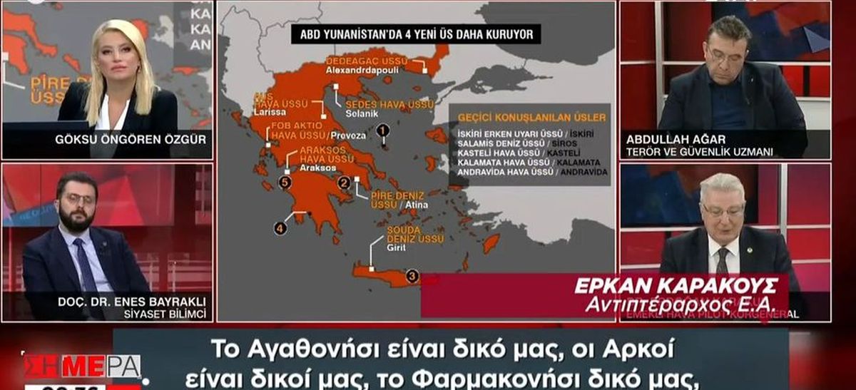 Τουρκία: “Το Αγαθονήσι, οι Αρκοί, το Φαρμακονήσι, η Ψέριμος, η Κίναρος κι άλλα νησιά είναι δικά μας”
