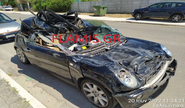 Πάτρα: Αυτοκίνητο καρφώθηκε σε νταλίκα [pic]
