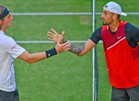 Nick Kyrgios beats Stefanos Tsitsipas In Halle Thriller Nick Kyrgios beats Stefanos Tsitsipas In Halle Thriller