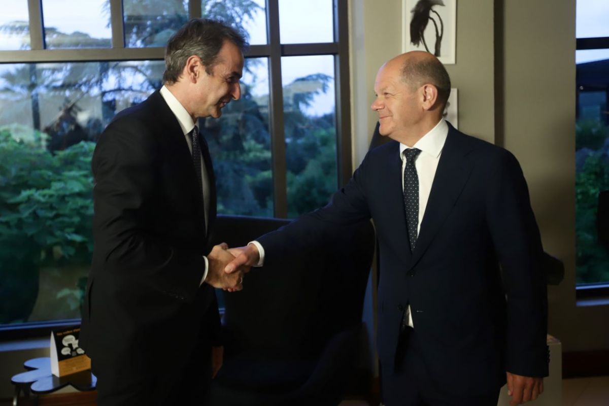 Όλαφ Σολτς: Στη Θεσσαλονίκη ο Γερμανός καγκελάριος – Η συνάντηση με Μητσοτάκη