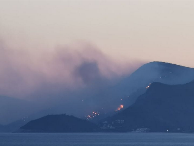 Φωτιά στη Σάμο: Ενισχύoνται οι πυροσβεστικές δυνάμεις