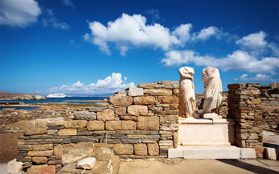 Ancient Delos Island