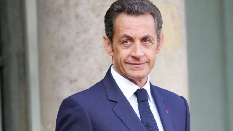 Former French President Nicolas Sarkozy keeps himself in great shape during visit to Athens