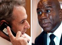NBA legend Magic Johnson gets surprise call from Greek Prime Minister