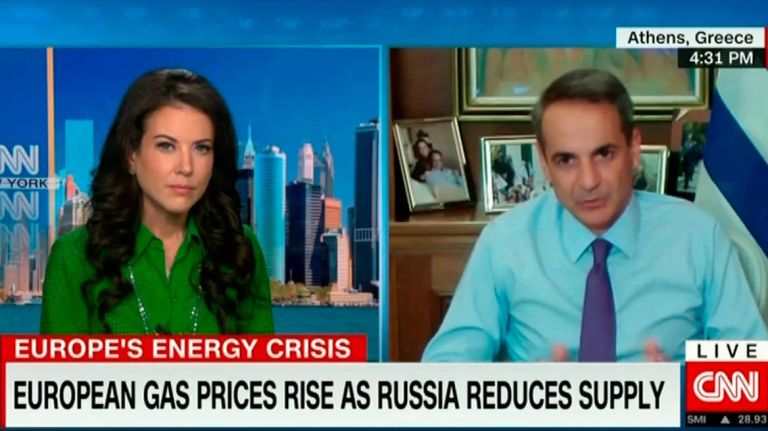 Mitsotakis on CNN: Erdogan should deal with the Turkish economy rather than reviving neo-Ottoman fantasies