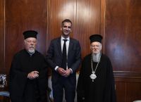 Athens mayor Kostas Bakoyannis visits Ecumenical Patriarch