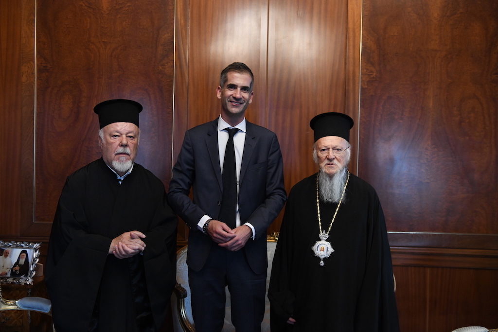 Athens mayor Kostas Bakoyannis visits Ecumenical Patriarch