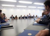 Συνάντηση Μητσοτάκη με τους ευρωβουλευτές της ΝΔ