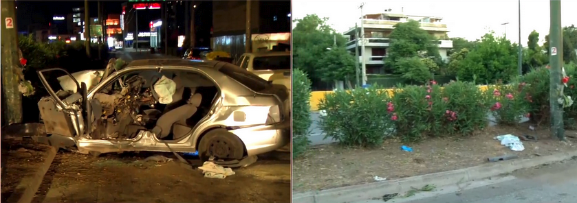 Τροχαίο στην Κηφισίας  – Δύο τραυματίες