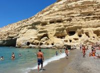 Exploring the Hippie caves of Matala, Crete Exploring the Hippie caves of Matala, Crete