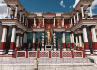 Virtual reconstruction of the Curetes street in Ephesus, Ancient Greece