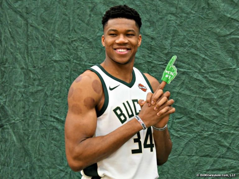 The falcon that scared Giannis Antetokounmpo