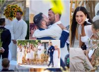 Dua Lipa: Με διάφανο νυφικό στο γάμο του σχεδιαστή Simon Porte Jacquemus