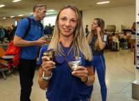 Ντρισμπιώτη: “Χαρούμενη που έκανα το νταμπλ και το έφερα στη χώρα μου”