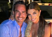 Teresa Giudice And Luis Ruellas Enjoying Their Greece honeymoon on the beach Teresa Giudice And Luis Ruellas Enjoying Their Greece honeymoon on the beach