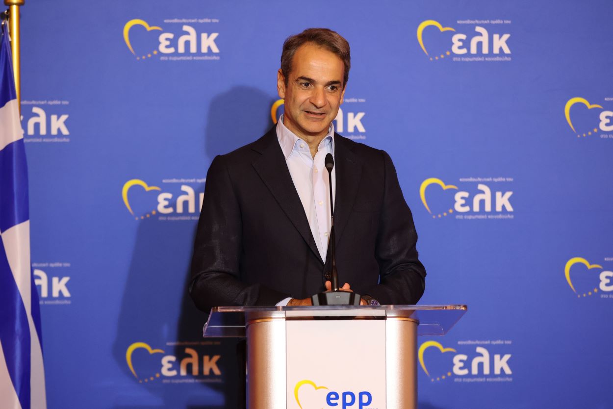 Μητσοτάκης στο ΕΛΚ: Προηγούμαστε 8-10 μονάδες – Ο λαός θα μας δώσει δεύτερη εντολή