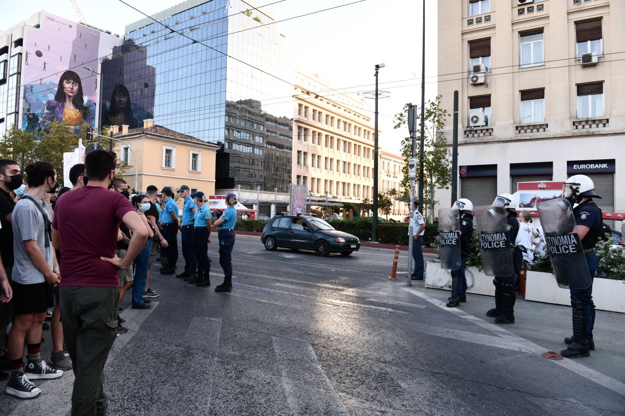 Ένταση στο φοιτητικό συλλαλητήριο της Αθήνας
