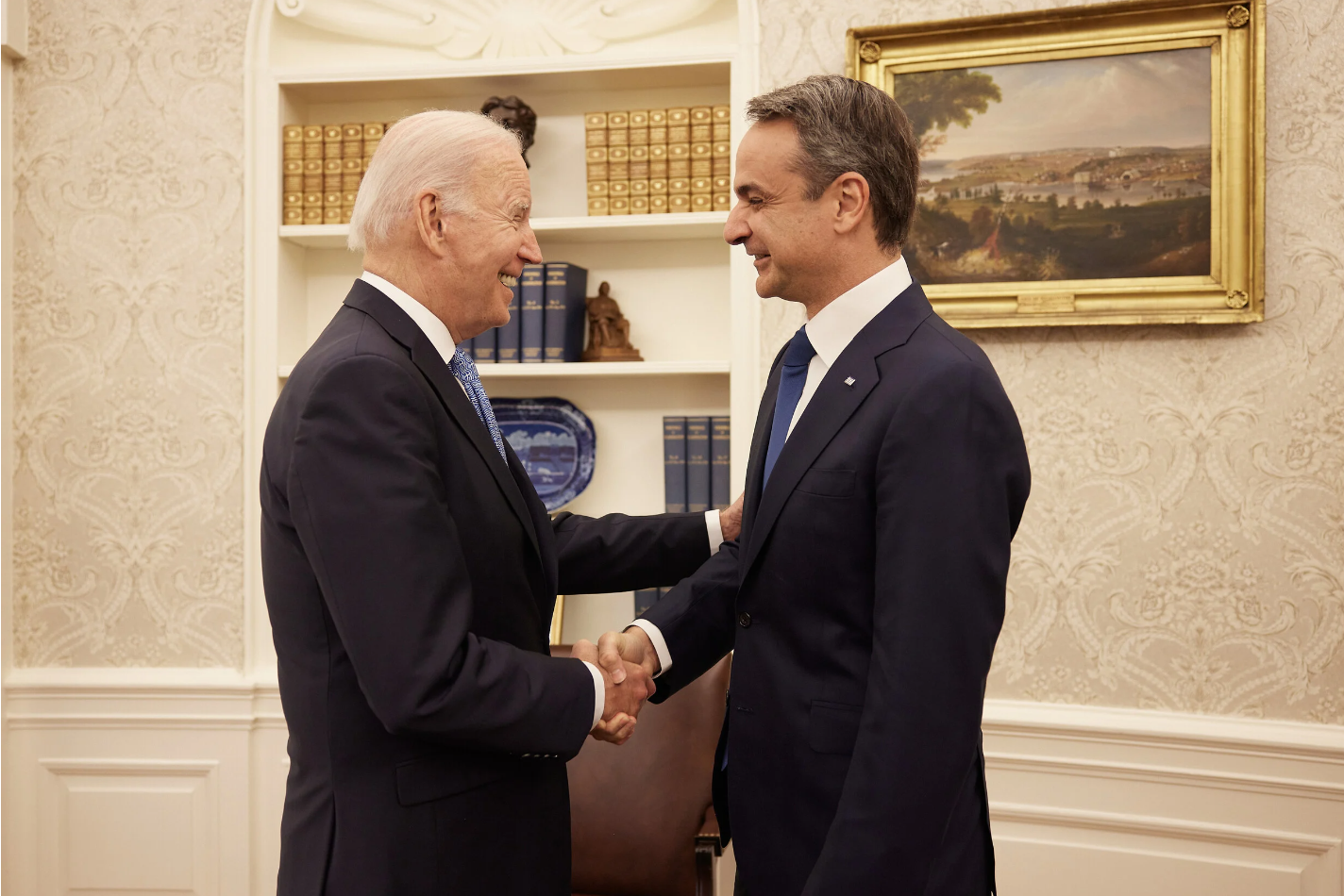 Μητσοτάκης: Συνομιλία με Μπάιντεν σε θερμό κλίμα