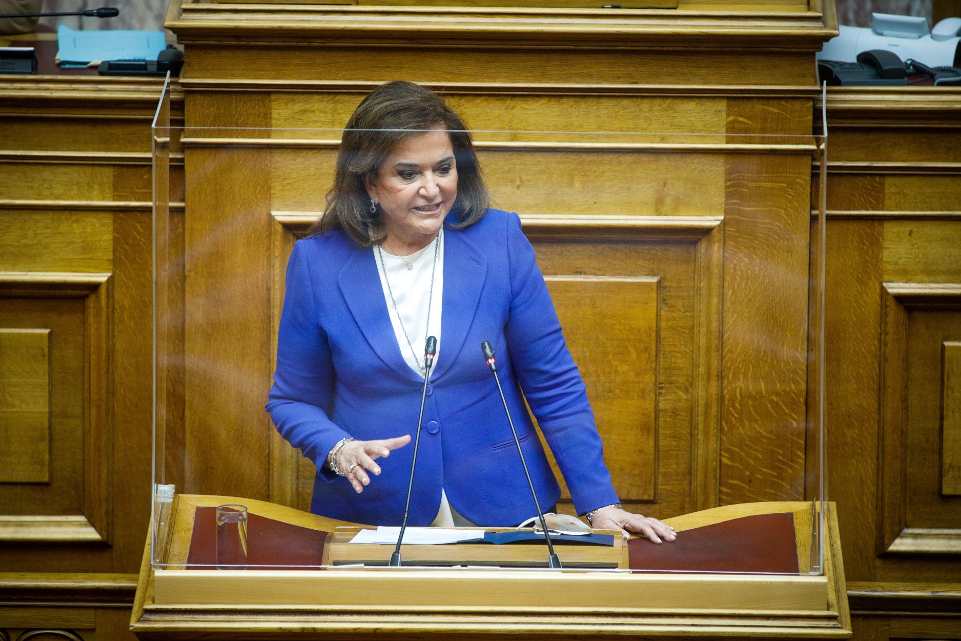 Η Ντόρα Μπακογιάννη στην Ροδόπη