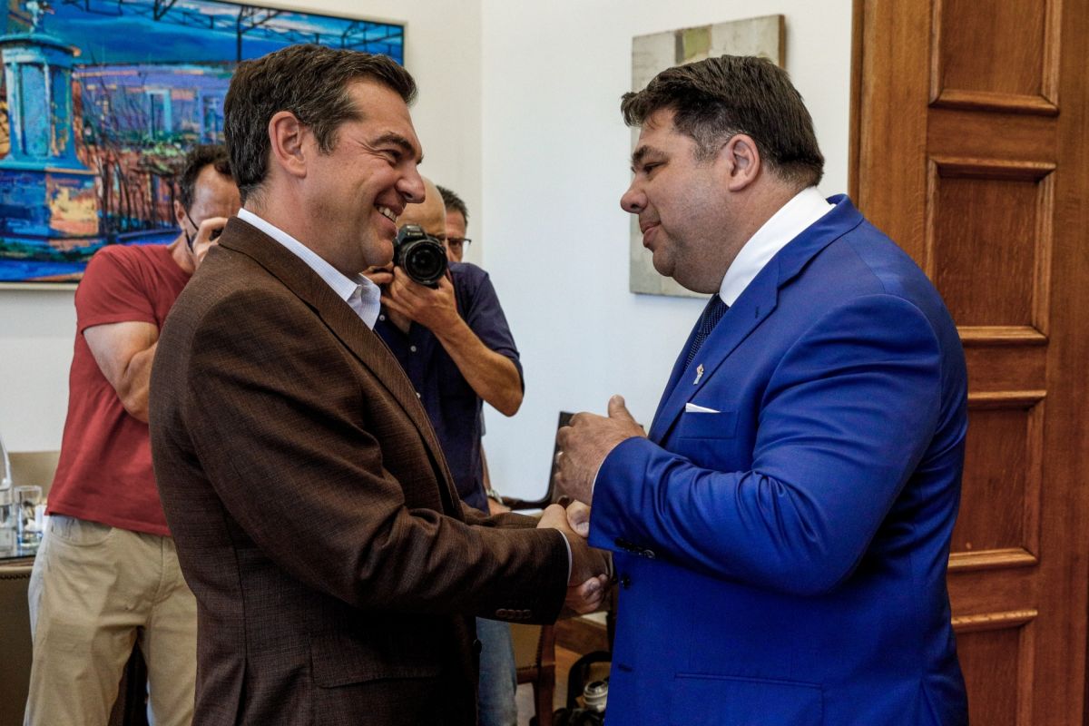 Δείπνο στον Αλέξη Τσίπρα παρέθεσε ο Τζορτζ Τσούνης