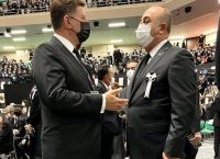 Συνομιλία Βαρβιτσιώτη-Τσαβούσογλου στην κηδεία του Σίνζο Άμπε Συνομιλία Βαρβιτσιώτη-Τσαβούσογλου στην κηδεία του Σίνζο Άμπε