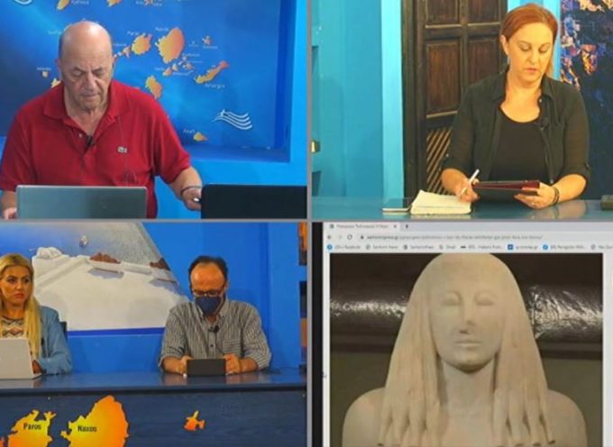 SANTORINI: 2,700 year old female statue on display for the first time