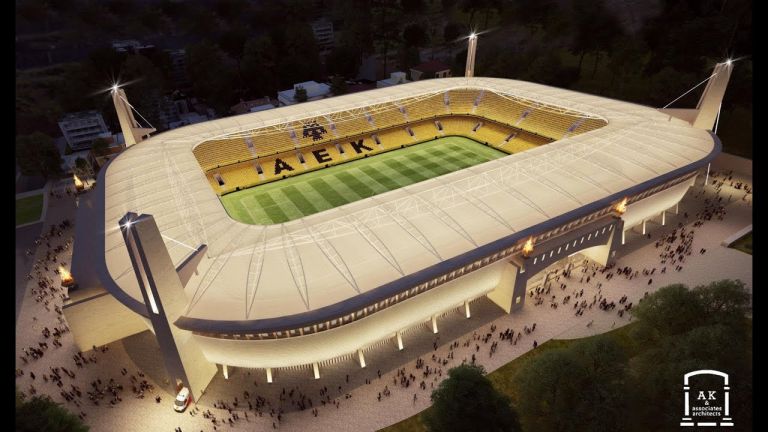 AEK: The impressive photo from the lighting rehearsal at the brand new “OPAP Arena”
