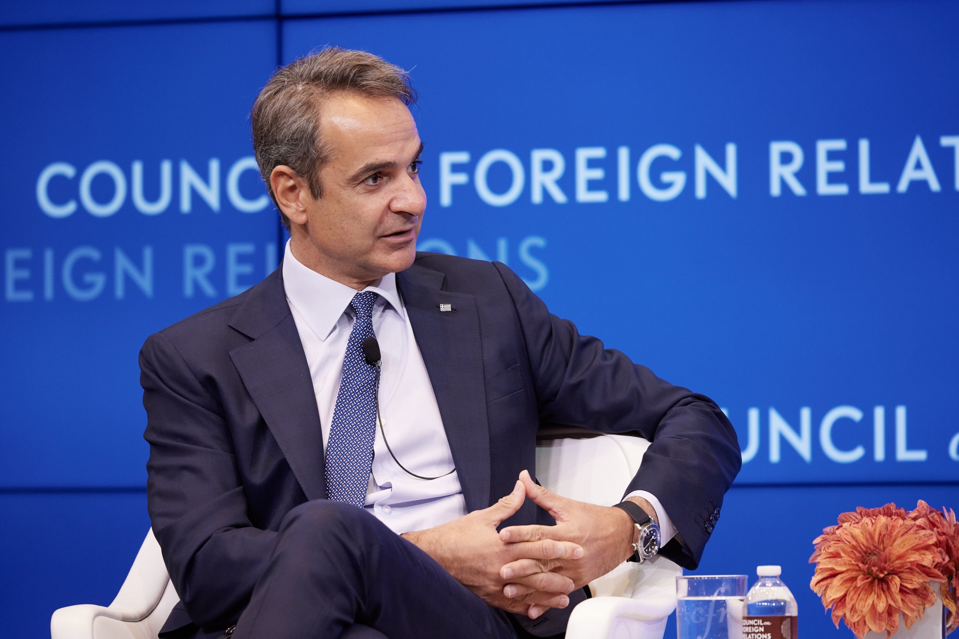 Μητσοτάκης στο Council on Foreign Relations: Η Τουρκία εργαλειοποιεί τους μετανάστες, είναι υβριδική απειλή