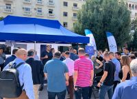 Σε λειτουργία τα περίπτερα της Νέας Δημοκρατίας στη Θεσσαλονίκη