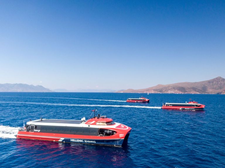 Attica Group: The three Aero Highspeeds are the first step towards greening the fleet