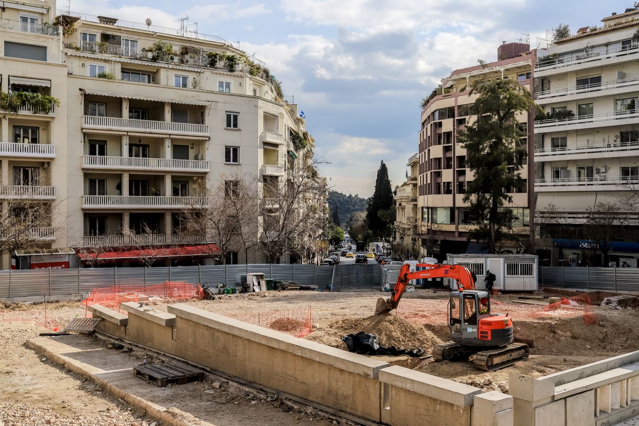 Κολωνάκι: Κυκλοφοριακές ρυθμίσεις όλο τον Νοέμβριο λόγω του Μετρό