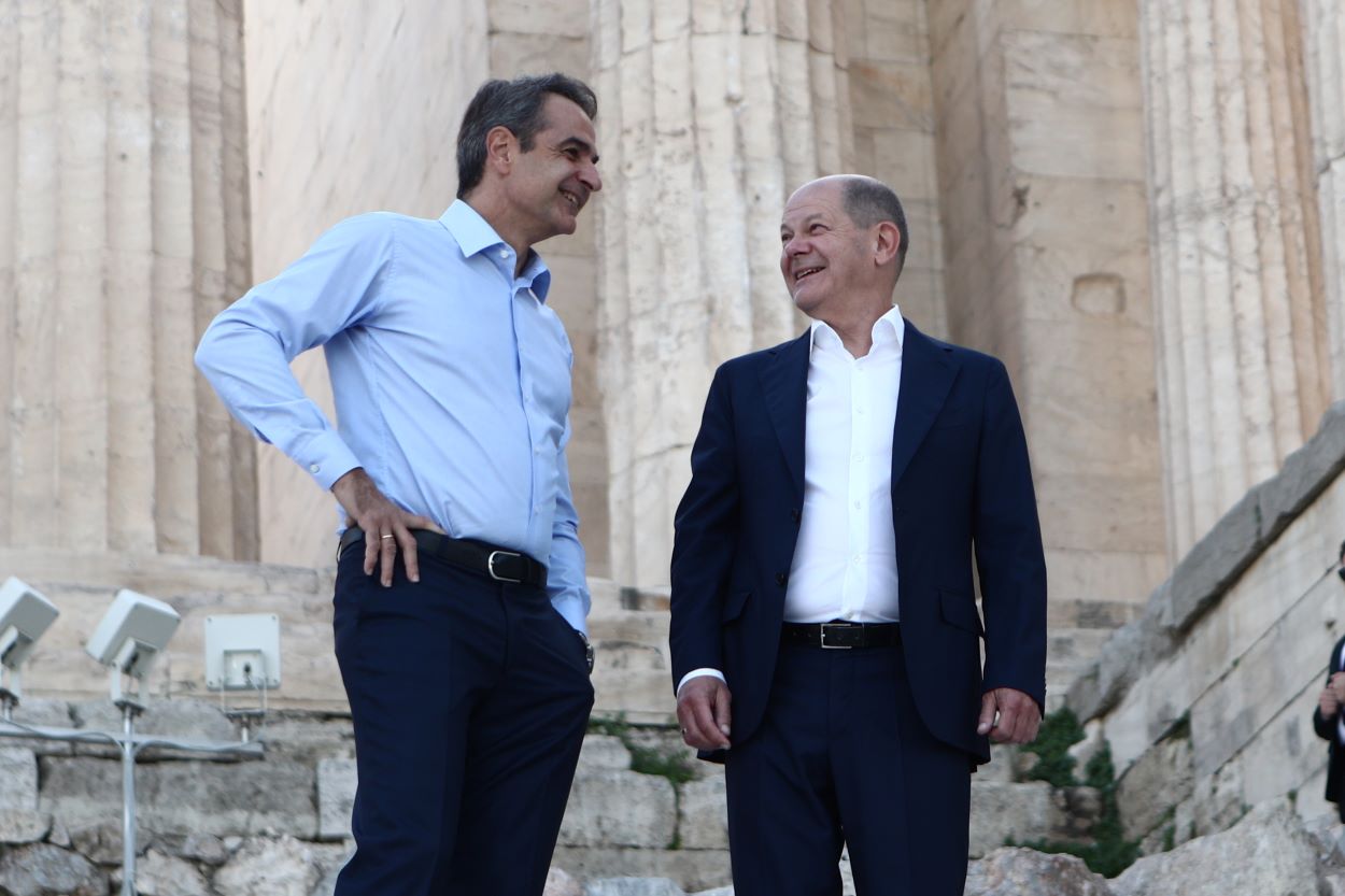 DW: Σολτς – Μητσοτάκης: Μήνυμα συνεργασίας σε δύσκολες εποχές