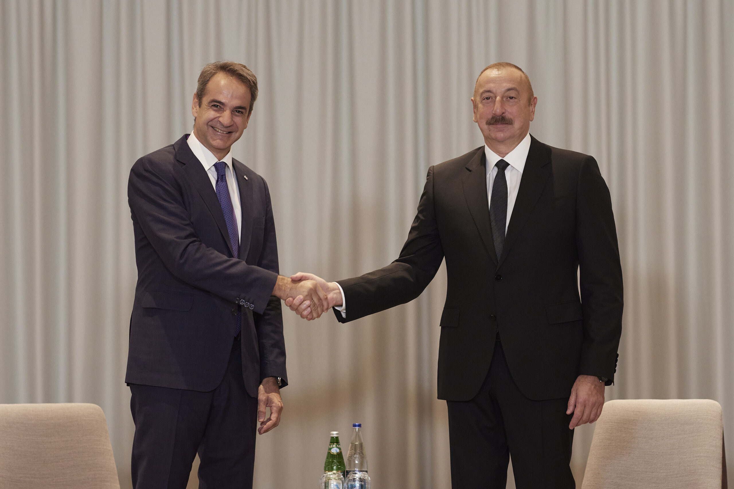 Greece’s key role in energy security of Europe discussed in Mitsotakis-Aliyev’s meeting