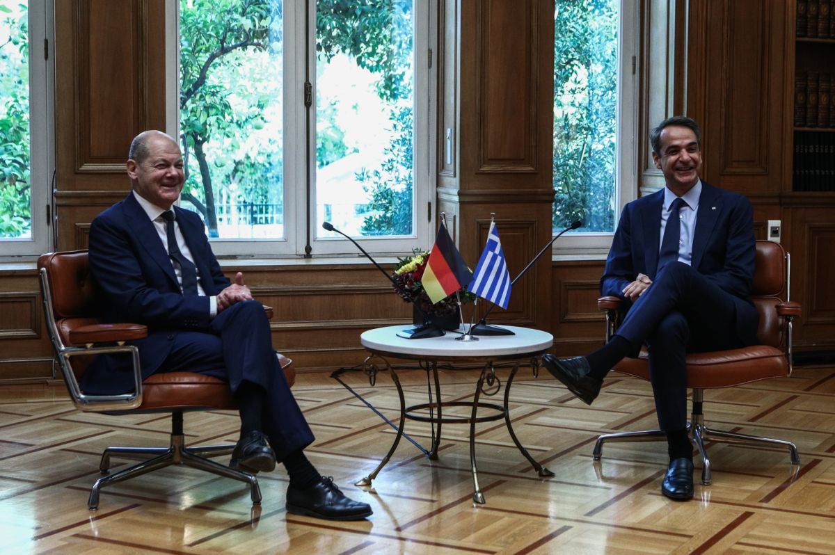 Σολτς στην Ελλάδα: Στο Μέγαρο Μαξίμου ο καγκελάριος της Γερμανίας