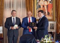 Τζορτζ Τσούνης: Έγινε επίτιμος δημότης Ναυπακτίας