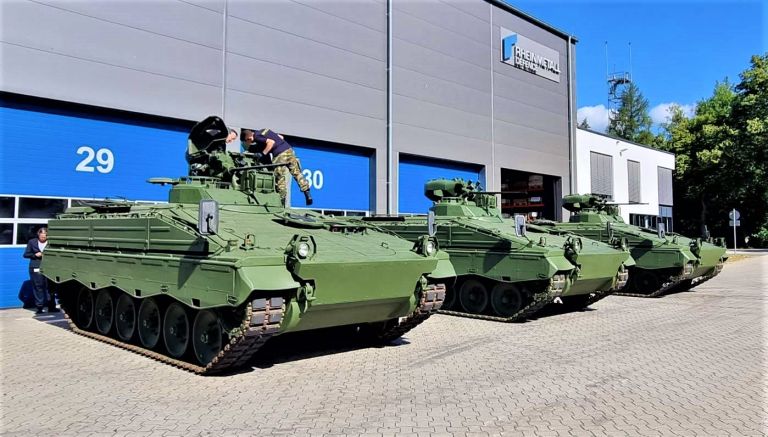 The first Marder-1’s have arrived in Greece!