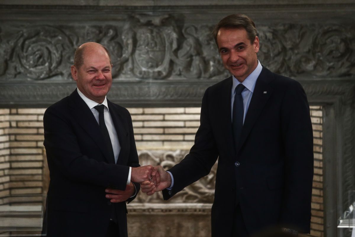 Στο Βερολίνο ο Κυριάκος Μητσοτάκης: Νέα συνάντηση με Σολτς