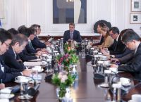 Συνάντηση Μητσοτάκη με υψηλόβαθμα στελέχη επιχειρήσεων από την Ιαπωνία