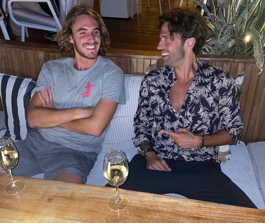 Tsitsipas celebrates in Monte Carlo to the sounds of Konstantinos Argiros