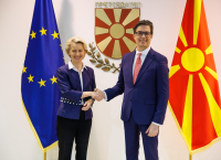 Η φον ντερ Λάιεν στα Σκόπια
