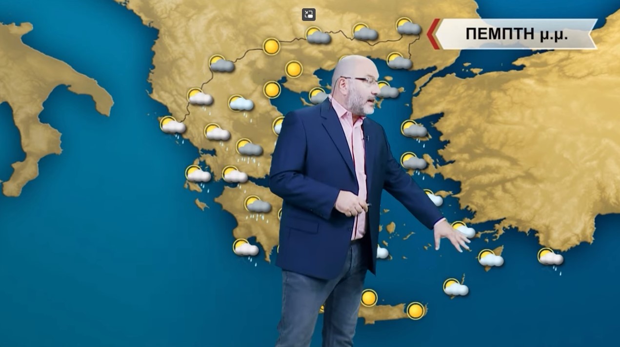 Σάκης Αρναούτογλου: Προσοχή για έντονες καταιγίδες απόψε – Δείτε σε ποιες περιοχές