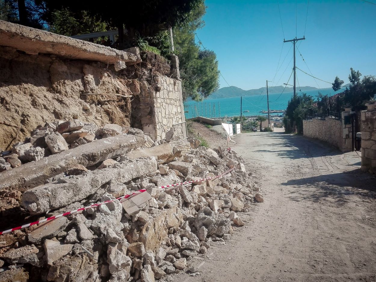 Σεισμός στη Ζάκυνθο: Ζημιές στο Μετόχι του Αγίου Διονυσίου