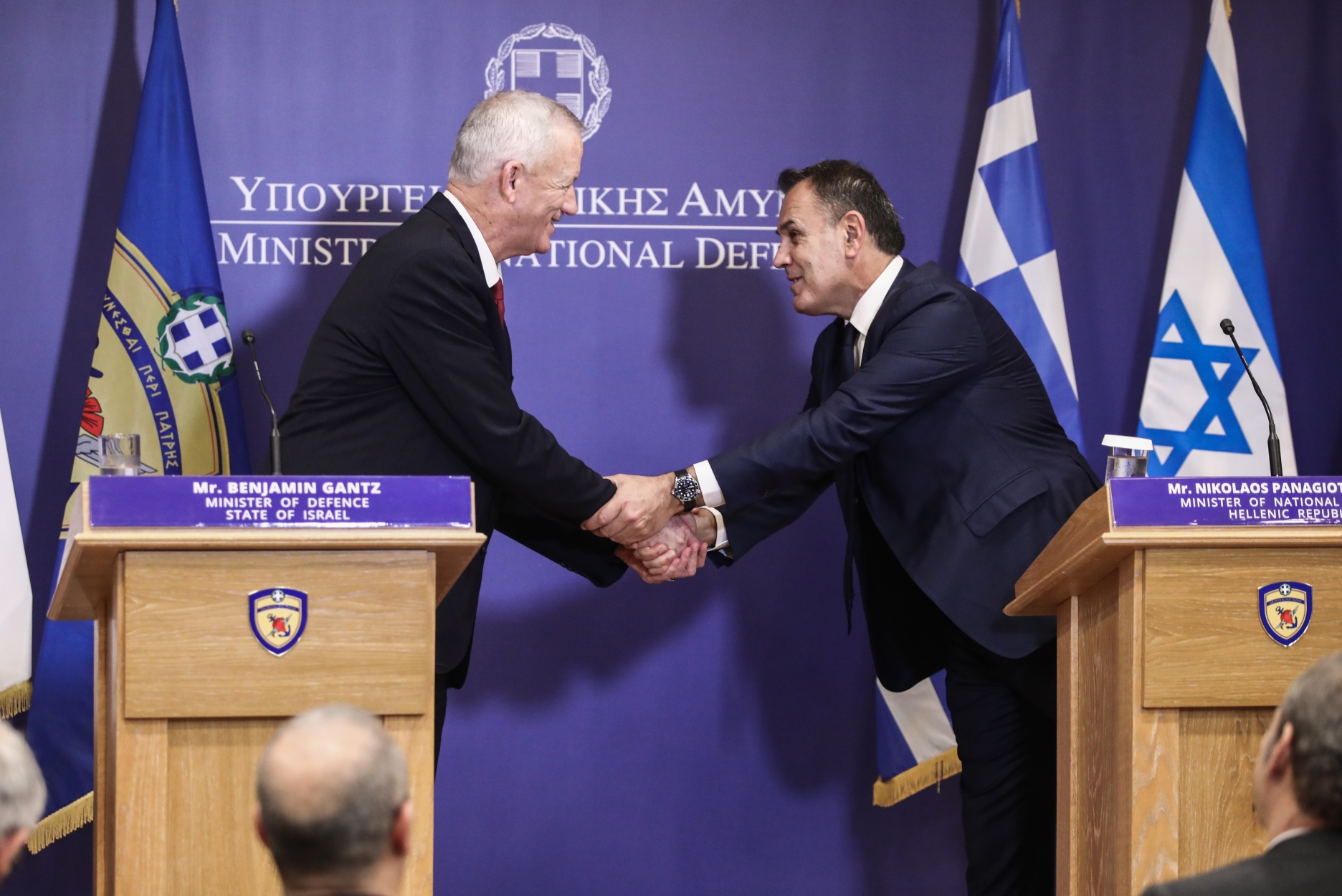 Συνάντηση Παναγιωτόπουλου με Ισραηλινό ομόλογο: Καταδικάζουμε τον επιθετικό αναθεωρητισμό