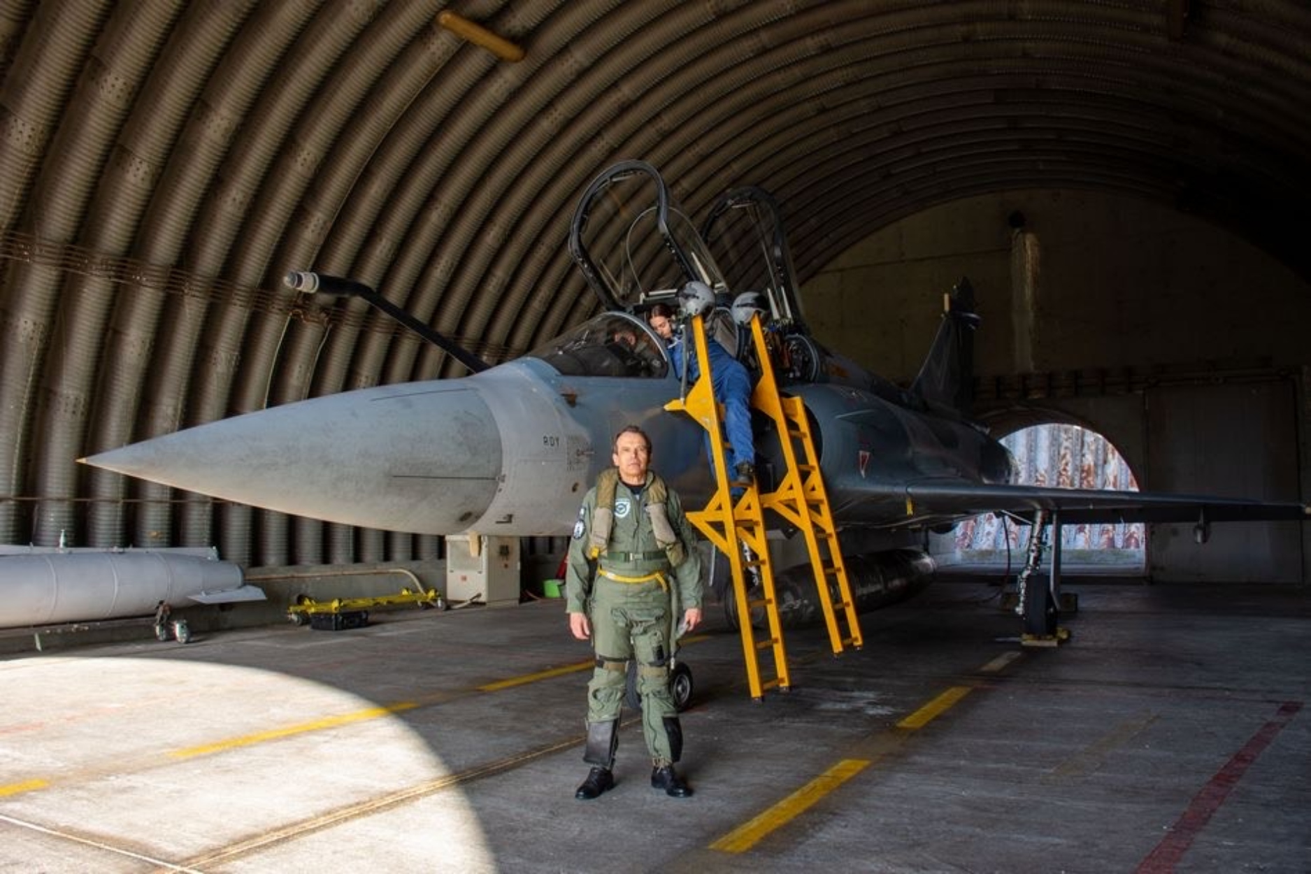 Πτήση του Διοικητή ΥΠΑ με μαχητικό τύπου mirage 2000-5