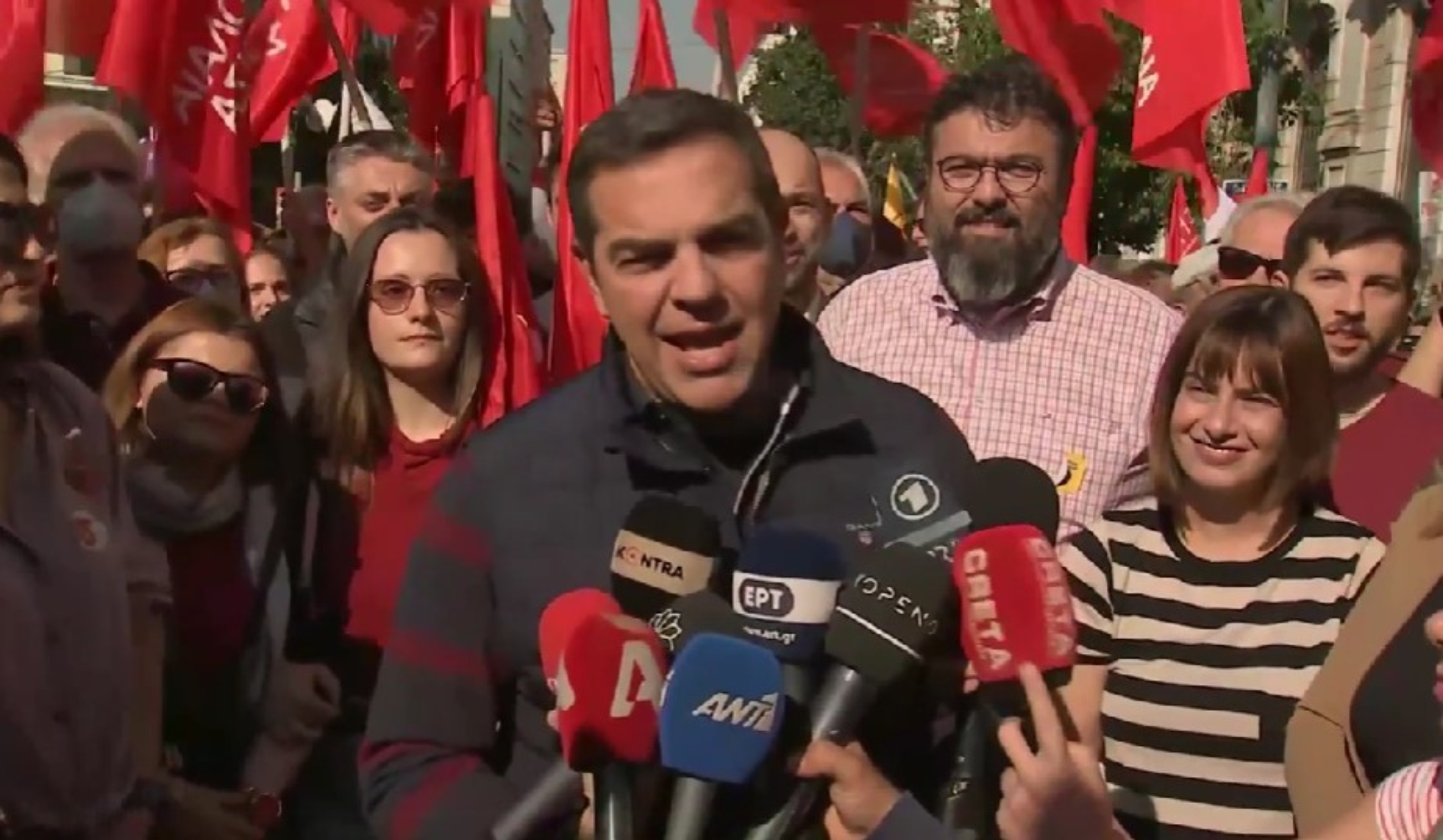 Τσίπρας: Η απεργία είναι ηχηρή απάντηση της κοινωνίας