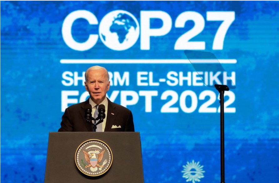 COP27 – Μπάιντεν: Η κλιματική κρίση αφορά «την ίδια τη ζωή του πλανήτη»